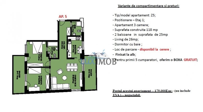 Ap 5- 3camere etaj1